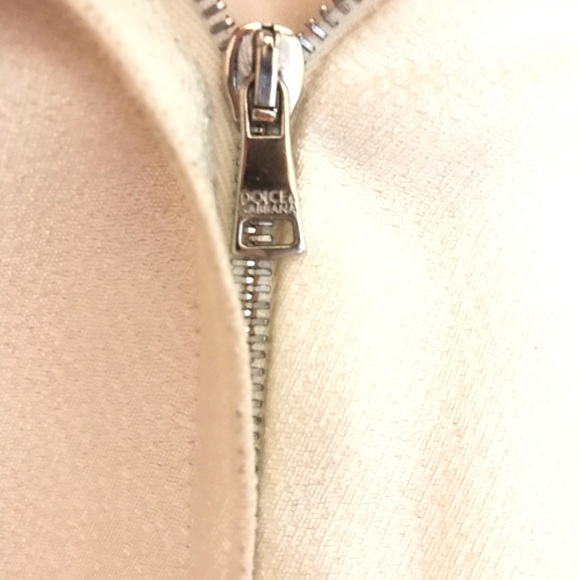 Dolce & Gabbana Cream Textured Pencil Skirt - Picture 5 of 5